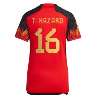 Camisa de time de futebol Bélgica Thorgan Hazard #16 Replicas 1º Equipamento Feminina Mundo 2022 Manga Curta